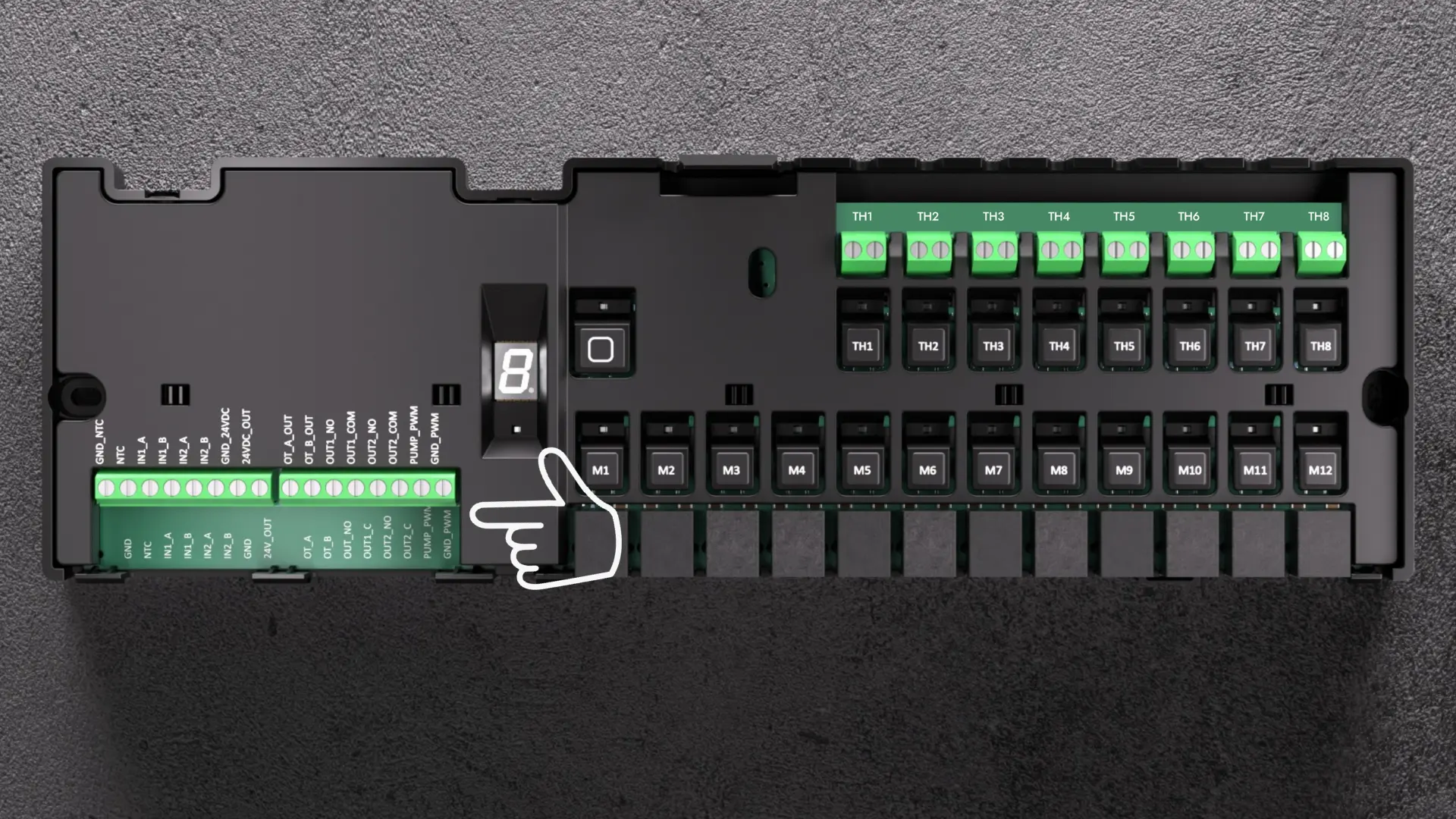 Aansluiten externe aansluitingen Basis Unit